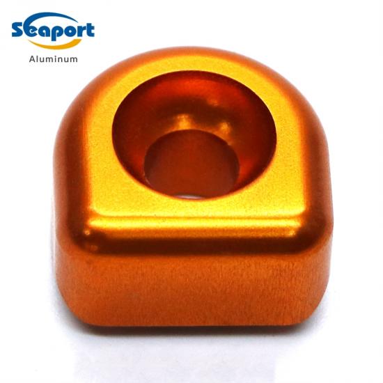 Round Golden CNC Anodized Aluminum Alloy Profile suppier