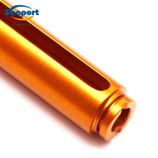CNC Medical Parts Gold Anodized Aluminum OEM