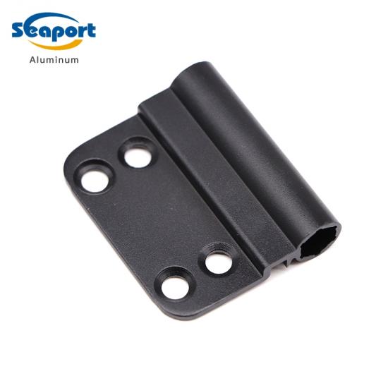 Black Heavy Duty Extrusion Aluminum Gate Hinges Manufacturer