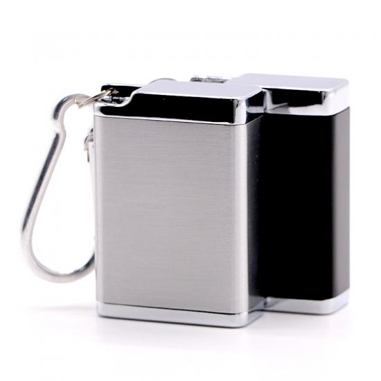 Aluminum ashtray outdoor portable light with cover and hook design